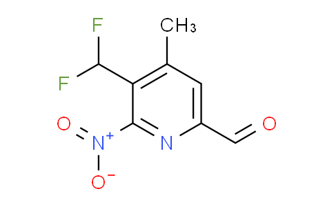 AM117411 | 1806998-97-9 | 3-(Difluoromethyl)-4-methyl-2-nitropyridine-6-carboxaldehyde