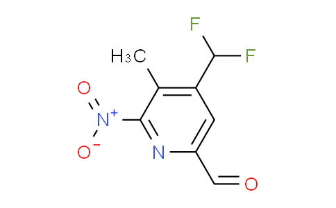 AM117428 | 1805442-35-6 | 4-(Difluoromethyl)-3-methyl-2-nitropyridine-6-carboxaldehyde