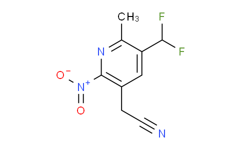 AM117438 | 1805067-02-0 | 3-(Difluoromethyl)-2-methyl-6-nitropyridine-5-acetonitrile