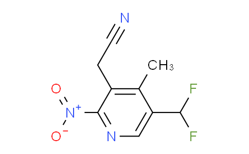 AM117443 | 1804873-00-4 | 5-(Difluoromethyl)-4-methyl-2-nitropyridine-3-acetonitrile