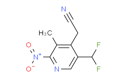 AM117448 | 1807109-99-4 | 5-(Difluoromethyl)-3-methyl-2-nitropyridine-4-acetonitrile
