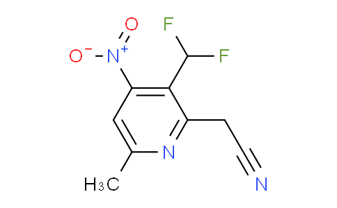 AM117463 | 1805441-39-7 | 3-(Difluoromethyl)-6-methyl-4-nitropyridine-2-acetonitrile