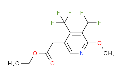 AM117477 | 1805557-81-6 | Ethyl 3-(difluoromethyl)-2-methoxy-4-(trifluoromethyl)pyridine-5-acetate