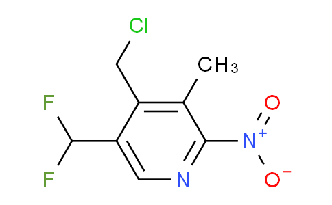 AM117483 | 1805550-89-3 | 4-(Chloromethyl)-5-(difluoromethyl)-3-methyl-2-nitropyridine