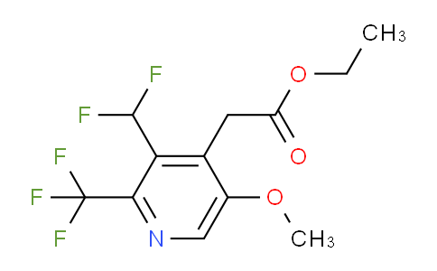 AM117488 | 1804871-87-1 | Ethyl 3-(difluoromethyl)-5-methoxy-2-(trifluoromethyl)pyridine-4-acetate