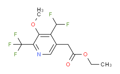 AM117501 | 1805096-48-3 | Ethyl 4-(difluoromethyl)-3-methoxy-2-(trifluoromethyl)pyridine-5-acetate