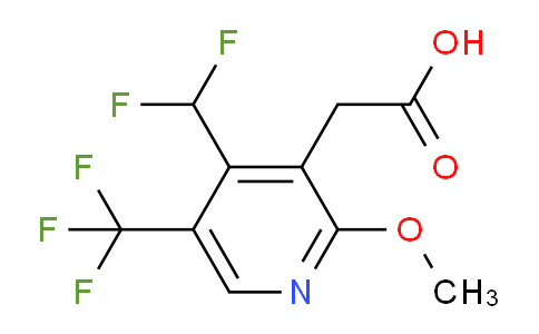 AM117525 | 1805095-93-5 | 4-(Difluoromethyl)-2-methoxy-5-(trifluoromethyl)pyridine-3-acetic acid