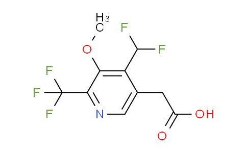 AM117527 | 1805096-00-7 | 4-(Difluoromethyl)-3-methoxy-2-(trifluoromethyl)pyridine-5-acetic acid