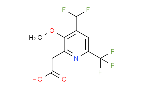 AM117529 | 1806959-38-5 | 4-(Difluoromethyl)-3-methoxy-6-(trifluoromethyl)pyridine-2-acetic acid