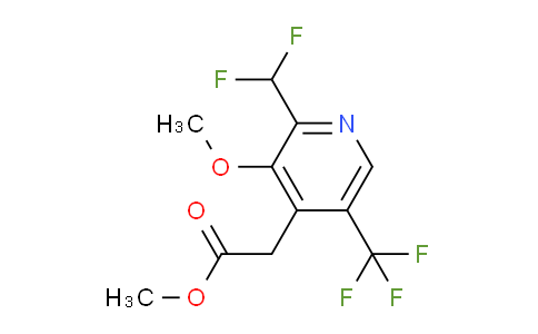 AM117538 | 1805096-10-9 | Methyl 2-(difluoromethyl)-3-methoxy-5-(trifluoromethyl)pyridine-4-acetate