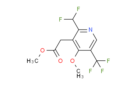 AM117542 | 1806964-93-1 | Methyl 2-(difluoromethyl)-4-methoxy-5-(trifluoromethyl)pyridine-3-acetate