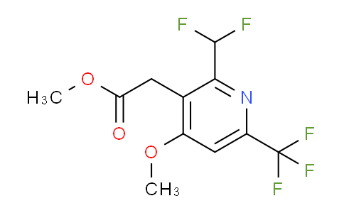 AM117545 | 1804871-51-9 | Methyl 2-(difluoromethyl)-4-methoxy-6-(trifluoromethyl)pyridine-3-acetate