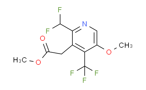 AM117547 | 1805096-13-2 | Methyl 2-(difluoromethyl)-5-methoxy-4-(trifluoromethyl)pyridine-3-acetate