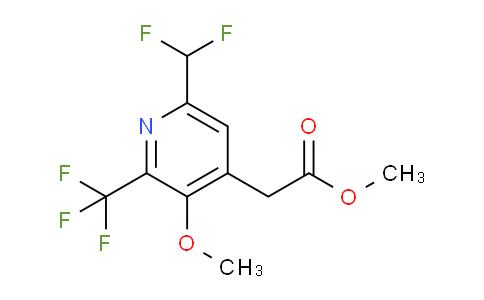 AM117549 | 1805266-54-9 | Methyl 6-(difluoromethyl)-3-methoxy-2-(trifluoromethyl)pyridine-4-acetate
