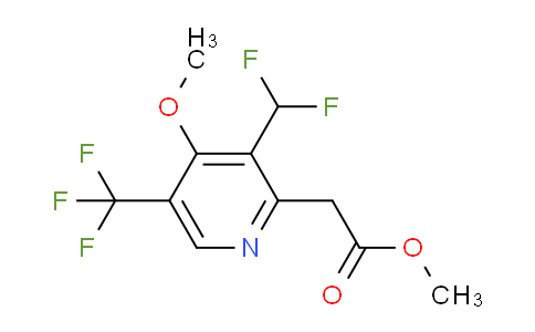 AM117562 | 1805096-27-8 | Methyl 3-(difluoromethyl)-4-methoxy-5-(trifluoromethyl)pyridine-2-acetate