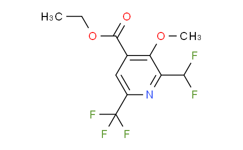 Ethyl 2-(difluoromethyl)-3-methoxy-6-(trifluoromethyl)pyridine-4-carboxylate