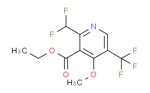 AM117569 | 1806958-40-6 | Ethyl 2-(difluoromethyl)-4-methoxy-5-(trifluoromethyl)pyridine-3-carboxylate