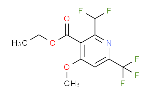 AM117571 | 1805265-52-4 | Ethyl 2-(difluoromethyl)-4-methoxy-6-(trifluoromethyl)pyridine-3-carboxylate