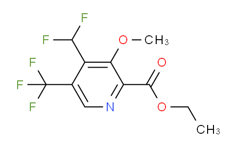 AM117578 | 1806959-26-1 | Ethyl 4-(difluoromethyl)-3-methoxy-5-(trifluoromethyl)pyridine-2-carboxylate