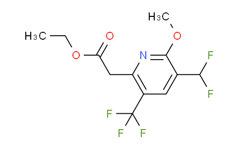 AM117583 | 1806965-08-1 | Ethyl 3-(difluoromethyl)-2-methoxy-5-(trifluoromethyl)pyridine-6-acetate