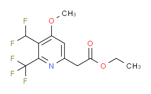 AM117587 | 1805267-02-0 | Ethyl 3-(difluoromethyl)-4-methoxy-2-(trifluoromethyl)pyridine-6-acetate
