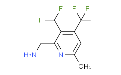2-(Aminomethyl)-3-(difluoromethyl)-6-methyl-4-(trifluoromethyl)pyridine