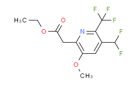 AM117592 | 1806965-15-0 | Ethyl 3-(difluoromethyl)-5-methoxy-2-(trifluoromethyl)pyridine-6-acetate