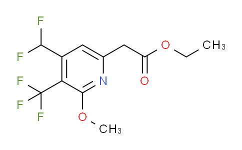 AM117597 | 1805557-91-8 | Ethyl 4-(difluoromethyl)-2-methoxy-3-(trifluoromethyl)pyridine-6-acetate