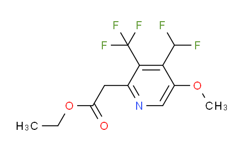 AM117606 | 1805096-53-0 | Ethyl 4-(difluoromethyl)-5-methoxy-3-(trifluoromethyl)pyridine-2-acetate