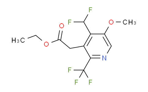 AM117607 | 1805609-36-2 | Ethyl 4-(difluoromethyl)-5-methoxy-2-(trifluoromethyl)pyridine-3-acetate