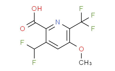 AM117633 | 1806957-38-9 | 3-(Difluoromethyl)-5-methoxy-6-(trifluoromethyl)pyridine-2-carboxylic acid