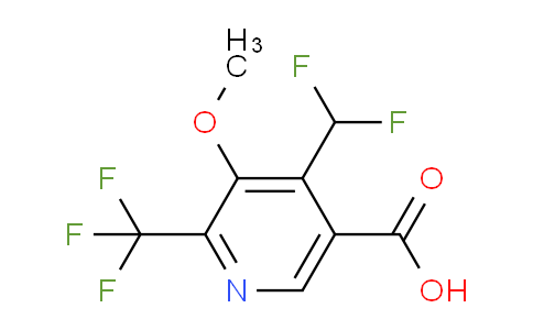 AM117641 | 1805151-47-6 | 4-(Difluoromethyl)-3-methoxy-2-(trifluoromethyl)pyridine-5-carboxylic acid