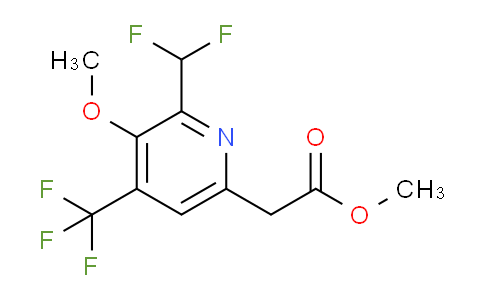 AM117647 | 1807108-19-5 | Methyl 2-(difluoromethyl)-3-methoxy-4-(trifluoromethyl)pyridine-6-acetate