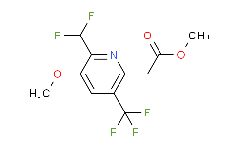AM117649 | 1805121-49-6 | Methyl 2-(difluoromethyl)-3-methoxy-5-(trifluoromethyl)pyridine-6-acetate