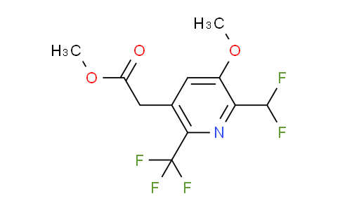 AM117650 | 1805440-21-4 | Methyl 2-(difluoromethyl)-3-methoxy-6-(trifluoromethyl)pyridine-5-acetate