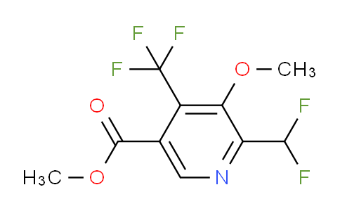 AM117652 | 1806036-58-7 | Methyl 2-(difluoromethyl)-3-methoxy-4-(trifluoromethyl)pyridine-5-carboxylate