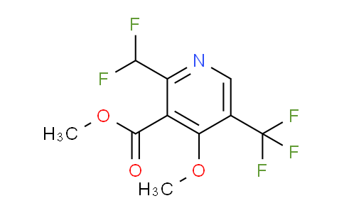 Methyl 2-(difluoromethyl)-4-methoxy-5-(trifluoromethyl)pyridine-3-carboxylate