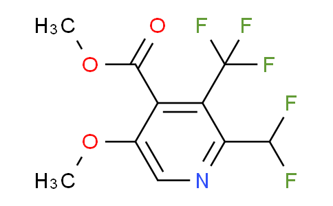 Methyl 2-(difluoromethyl)-5-methoxy-3-(trifluoromethyl)pyridine-4-carboxylate