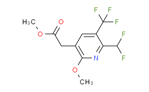 AM117662 | 1807145-18-1 | Methyl 2-(difluoromethyl)-6-methoxy-3-(trifluoromethyl)pyridine-5-acetate