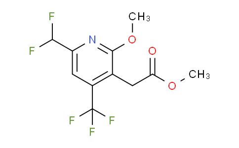 AM117665 | 1805266-60-7 | Methyl 6-(difluoromethyl)-2-methoxy-4-(trifluoromethyl)pyridine-3-acetate