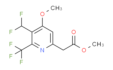 AM117673 | 1807108-37-7 | Methyl 3-(difluoromethyl)-4-methoxy-2-(trifluoromethyl)pyridine-6-acetate