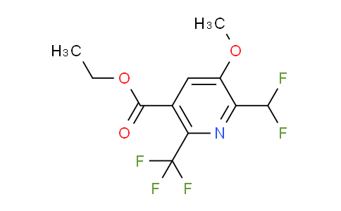 AM117678 | 1805608-67-6 | Ethyl 2-(difluoromethyl)-3-methoxy-6-(trifluoromethyl)pyridine-5-carboxylate