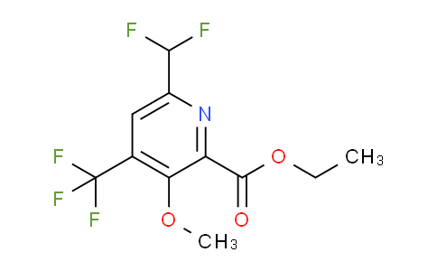 AM117685 | 1807144-84-8 | Ethyl 6-(difluoromethyl)-3-methoxy-4-(trifluoromethyl)pyridine-2-carboxylate