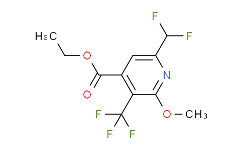AM117693 | 1805439-31-9 | Ethyl 6-(difluoromethyl)-2-methoxy-3-(trifluoromethyl)pyridine-4-carboxylate