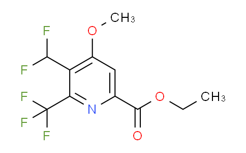 AM117699 | 1806882-74-5 | Ethyl 3-(difluoromethyl)-4-methoxy-2-(trifluoromethyl)pyridine-6-carboxylate