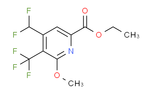 Ethyl 4-(difluoromethyl)-2-methoxy-3-(trifluoromethyl)pyridine-6-carboxylate