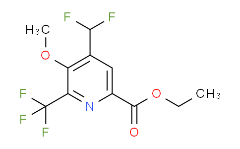 AM117712 | 1805550-69-9 | Ethyl 4-(difluoromethyl)-3-methoxy-2-(trifluoromethyl)pyridine-6-carboxylate