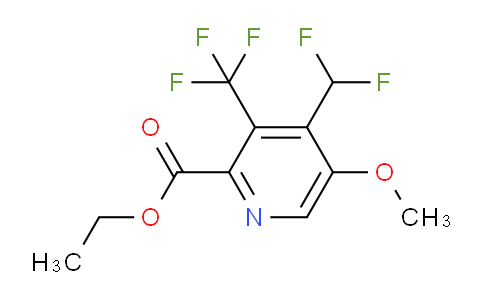AM117714 | 1805439-73-9 | Ethyl 4-(difluoromethyl)-5-methoxy-3-(trifluoromethyl)pyridine-2-carboxylate