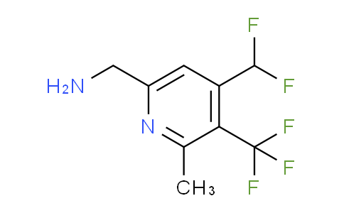 6-(Aminomethyl)-4-(difluoromethyl)-2-methyl-3-(trifluoromethyl)pyridine