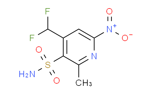 4-(Difluoromethyl)-2-methyl-6-nitropyridine-3-sulfonamide